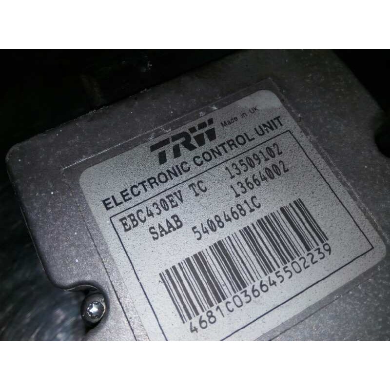 Recambio de abs para saab 9-3 berlina 2.2 tid anniversary referencia OEM IAM 12789522 13664002 13509102 Recambio de abs para saab 9-3 berlina 2.2 tid anniversary referencia OEM IAM 12789522 13664002 13509102