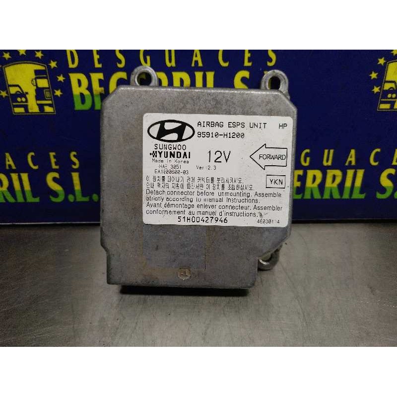 Recambio de centralita airbag para hyundai terracan (hp) 2.9 crdi full referencia OEM IAM 95910H1200 95910H1200 Recambio de centralita airbag para hyundai terracan (hp) 2.9 crdi full referencia OEM IAM 95910H1200 95910H1200