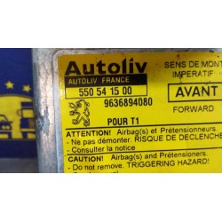 Recambio de centralita airbag para peugeot 206 berlina xt referencia OEM IAM 9636894080 550541500 