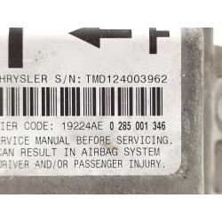 Recambio de centralita airbag para chrysler pt cruiser (pt) 2.0 classic referencia OEM IAM 0285001346 04671419AD 