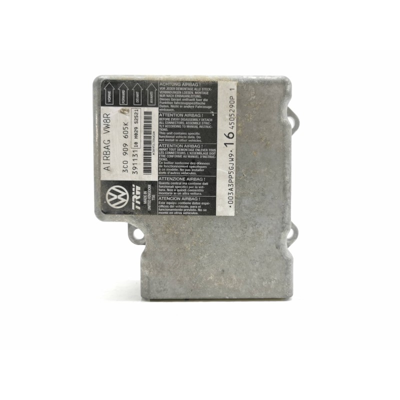 Recambio de centralita airbag para volkswagen passat berlina (3c2) advance referencia OEM IAM 3C0909605K 10H029S2521 30951386KW Recambio de centralita airbag para volkswagen passat berlina (3c2) advance referencia OEM IAM 3C0909605K 10H029S2521 30951386KW