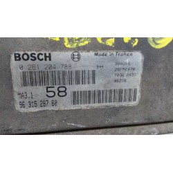 Recambio de centralita motor uce para citroen saxo 1.1 image referencia OEM IAM 9631528780 0261204788 