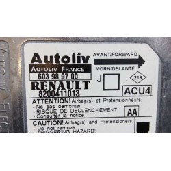 Recambio de centralita airbag para renault scenic ii 1.5 dci diesel referencia OEM IAM 8200411013 603989700 