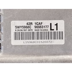 Recambio de centralita motor uce para chevrolet aveo ls referencia OEM IAM 96983177 5WY5968C 