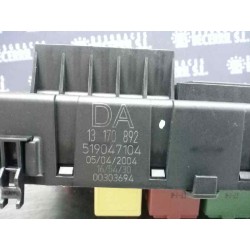 Recambio de caja reles / fusibles para opel vectra c berlina comfort referencia OEM IAM 13170892 519047104 87EKE9