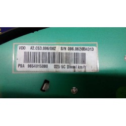 Recambio de cuadro instrumentos para peugeot 4007 sport pack referencia OEM IAM 965481815080 A2C53096062 