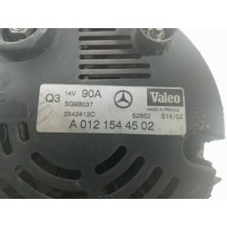 Recambio de alternador para mercedes clase a (w168) 160 (168.033) referencia OEM IAM A0121544502  