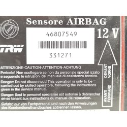 Recambio de centralita airbag para fiat panda (169) 1.2 8v alessi referencia OEM IAM 46807549 331271 