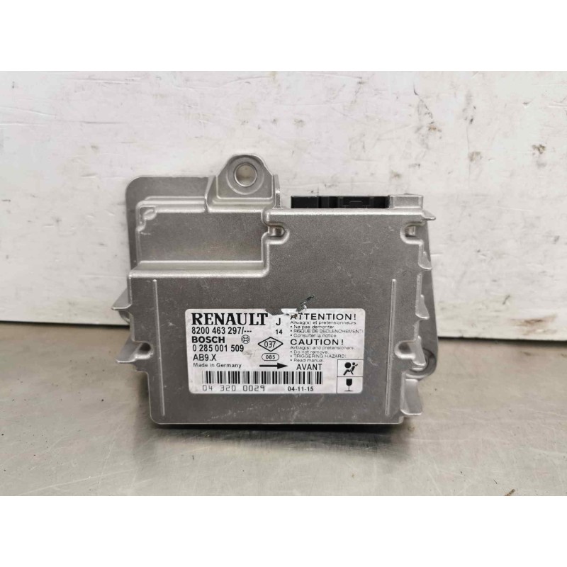 Recambio de centralita airbag para renault modus confort dynamique referencia OEM IAM 8200463297 0285001509 