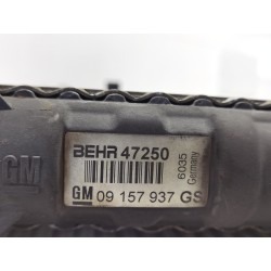 Recambio de radiador agua para opel zafira a elegance referencia OEM IAM 09157937GS  