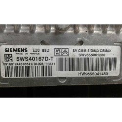 Recambio de centralita motor uce para peugeot 407 st confort pack referencia OEM IAM 9656061280 96550041480 5WS40167D