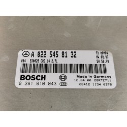 Recambio de centralita motor uce para mercedes clase e (w210) berlina diesel 270 cdi (210.016) referencia OEM IAM A0225458132 02