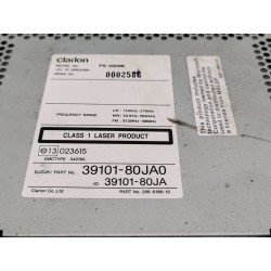 Recambio de sistema audio / radio cd para suzuki sx4 rw (ey) gl+ referencia OEM IAM 3910180JA0  