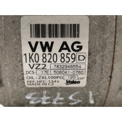 Recambio de compresor aire acondicionado para seat altea (5p1) arena referencia OEM IAM 1K0820859D  