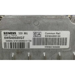 Recambio de centralita motor uce para peugeot 307 (s1) xs referencia OEM IAM SW9644895180 HW9641849280 5WS40020GT