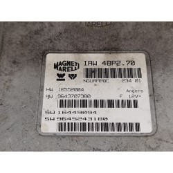 Recambio de centralita motor uce para peugeot 206 berlina xr referencia OEM IAM SW9645243180 IAW48P270 SW16449094
