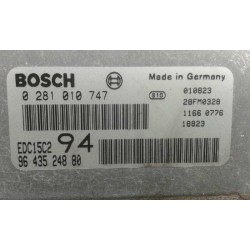 Recambio de centralita motor uce para peugeot 307 (s1) xs referencia OEM IAM 9643524880 0281010747 EDC15C2