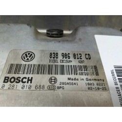 Recambio de centralita motor uce para seat ibiza (6l1) signo referencia OEM IAM 038906012CD 0281010688 