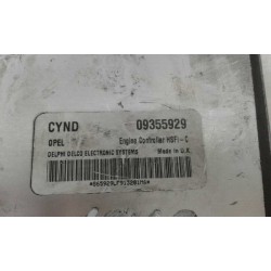 Recambio de centralita motor uce para opel astra g berlina comfort referencia OEM IAM 09355929 CYND09355929 