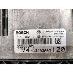 Recambio de centralita motor uce para fiat croma (194) 1.9 8v multijet active (12.2007) referencia OEM IAM 55206809 0281012147 1