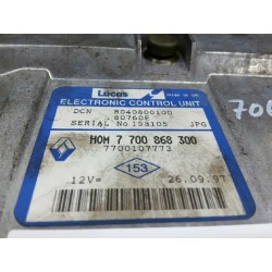 Recambio de centralita motor uce para renault kangoo (f/kc0) rt honey referencia OEM IAM 7700868300 7700107773 