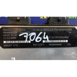 Recambio de centralita motor uce para peugeot 206 berlina xr referencia OEM IAM 9639587680 96408998980 