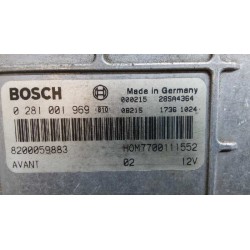 Recambio de centralita motor uce para renault megane i coupe fase 2 (da..) 1.9 dti rsi referencia OEM IAM 8200059883 02810019696
